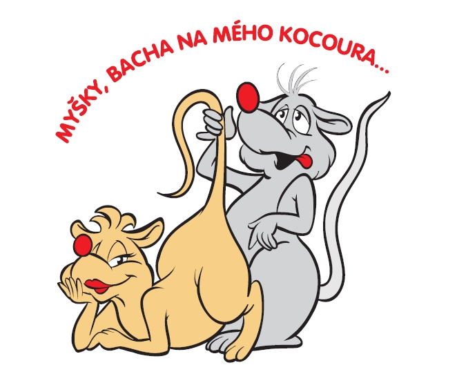Pánské trenýrky s obrázkem MYŠKY